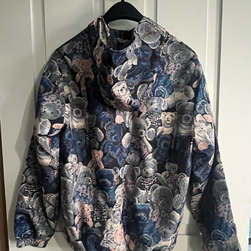 Men's Multicolor Teddy Bear Patterned Jacket - image 8